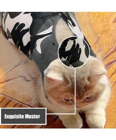 Voarge Recovery Suit for Cats & Dogs - Anti-Licking Post-Op Suit | Comfortable Camouflage Recovery Clothes (L Size) - Buy Online on GoSupps.com