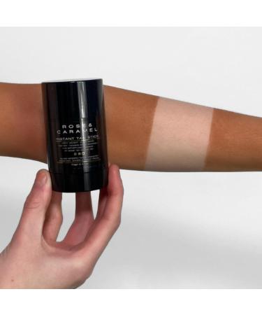 Rose & Caramel Instant Bronze Tanning Stick - Waterproof Sweat-Proof Colour Adapting Formula for Effortless Glow - Buy Online on GoSupps.com