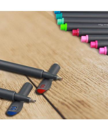 ai-natebok 36 Colored Fineliner Pens Fine Tip Pens Porous Fineliner Color Pens for Journal Planner Writing Note Taking Calendar Agenda Coloring Art School Office Supplies 36 Single Pens - Buy Online on GoSupps.com