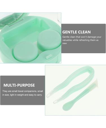 Exceart Autumn Contact Lenses Set - Beautiful Cases & Portable Eye Care Holders | Luxury Bling Rainbow Lens Containers for Travel - Buy Online on GoSupps.com