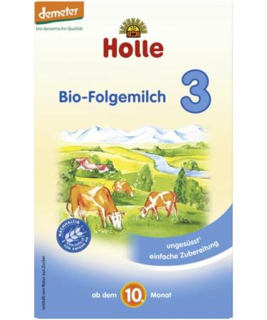 3Holle Organic Follow-up Milk from 10th Month - Pack of 4 - 4 x 600 g - Buy Online on GoSupps.com