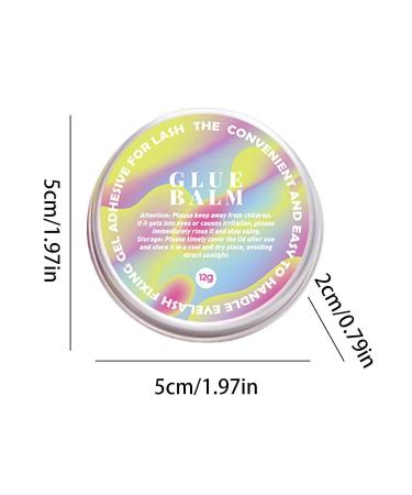 Lash Lift Glue Balm - Ultra-Fast Bonding Eyelash Perm Solid Glue 12g Eyebrow Perm Glue Balm Non-irritating Lifting Lash Wax Fixing Glue for Wedding Travel Hersil - Buy Online on GoSupps.com