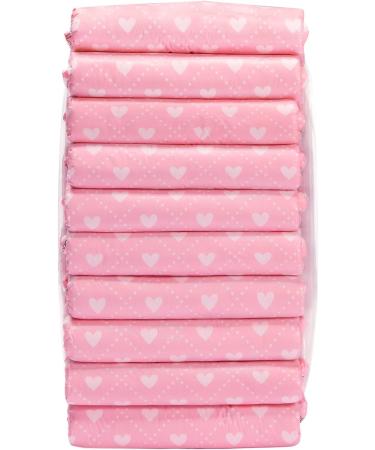 LittleForBig Baby Blushing Adult Printed Diapers 10 Pack - Pink, Size Medium 28-38 - Buy Online on GoSupps.com