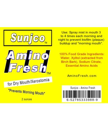 Buy Amino Fresh Dry Mouth Mist - Soothing Relief for Dry Mouth | Fast International Shipping - Buy Online on GoSupps.com