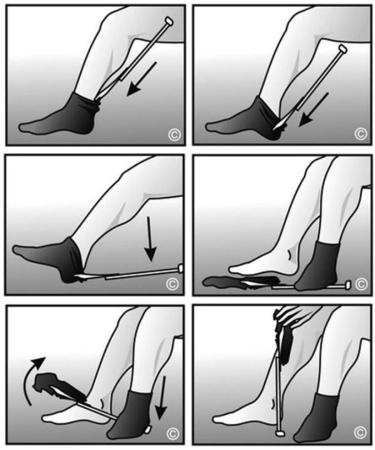 Geardeangloow Sock Aid Slider for Elderly & Disabled - Easy On/Off Pulling Aid - Blue - Buy Online on GoSupps.com