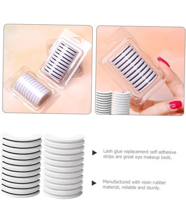 minkissy 2 Boxes Self Adhesive Eyelash Adhesive Strip Fake Eyelashes Eyelash Strips Natural Look False Eyelashes Lash Adhesive Strips Gluesticks in Bulk Clear Eyelash Strips Bulk Line - Buy Online on GoSupps.com