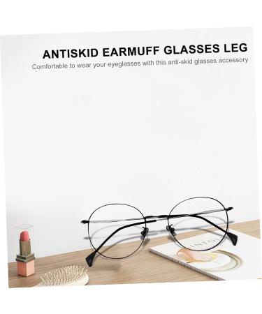 Stobok 10 Pack Brass Glasses Ear Hooks - Silicone Glass Holder for Sunglasses & Eyeglasses | Anti-Slip Comfortable Design for Secure Fit - Buy Online on GoSupps.com