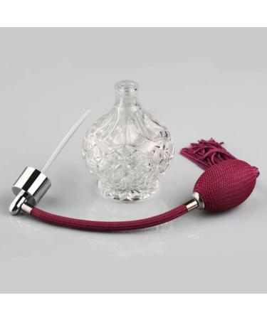 NeaxgeandX 3 set of Vintage Style Perfume Spray Bottle 80ml Fine Mist for Gift Makeup Tool Purple Red 3 Set of (Purple Red 80ml) - Buy Online on GoSupps.com