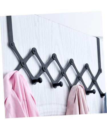 1pc Retractable Door Hook Towel Hooks Over Door Clothes Hanger Rack Metal Clothes Hanger Stretchable Clothes Hooks Over Door Rack Wall Coat Hanger Door Back Hanger Home Hook Robe - Buy Online on GoSupps.com