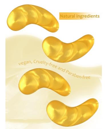 EBANKU 30 Pairs Gold Under Eye Patches | Collagen Eye Masks for Dark Circles, Puffiness & Wrinkles - Buy Online on GoSupps.com