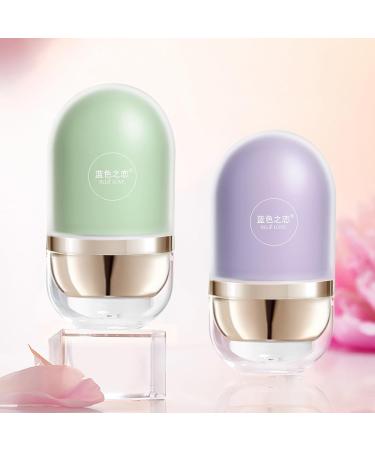 BLUE LOVE 2 in 1 Color Changing Face Primer & Liquid Foundation - Oil Control Moisturizing Mint Green Makeup Base for Flawless Skin - 32g - Buy Online on GoSupps.com