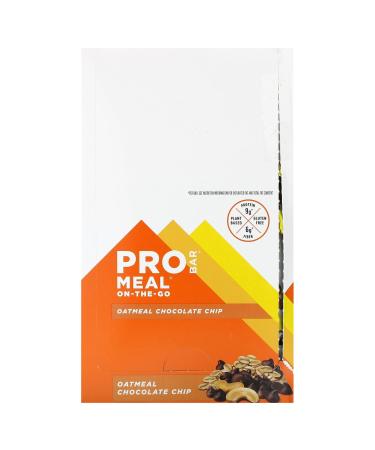 ProBar Meal-On-The-Go Oatmeal Chocolate Chip 12 Bars 3 oz (85 g) Each