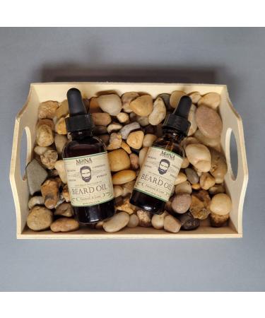 MONA Pure Herbal Beard Oil - 100% Natural Hair Growth Treatment | Thickens, Conditions, Softens, and Hydrates | Frizz-Free Hair & Nourished Skin | Patchouli & Lime 1.0 Fl Oz - Buy Online on GoSupps.com