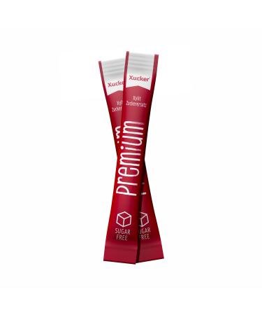Xucker Premium Sticks with Xyliti - Birch sugar from Xucker I Circa 1000 Sticks I 4 kg i crystal sugar replacement for on the way i 40% fewer calories than sugar I sugar -free sweetness