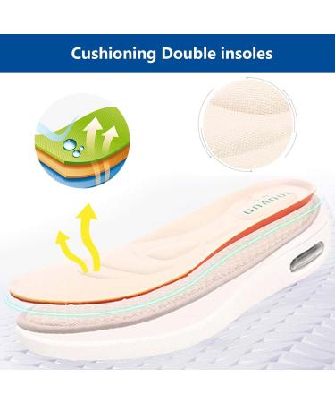 Men's Wide Diabetic Shoes with Removable Memory Foam Insoles - Light Blue, Size 11.5/12.5 - Buy Online on GoSupps.com