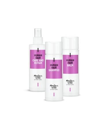 Ellen Wille PurePower care set shampoo + balm + spray for human hair wigs and hairpieces
