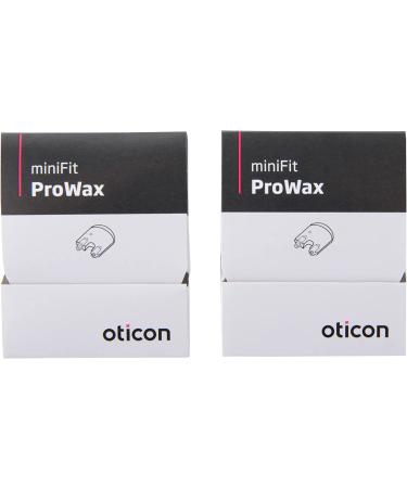 2 Packs MiniFit ProWax Filters for Oticon Alta 2 and Alta Pro 2, Nera, and Ria and Newer Receiver in The Ear Model Hearing aids by Oticon. (2)