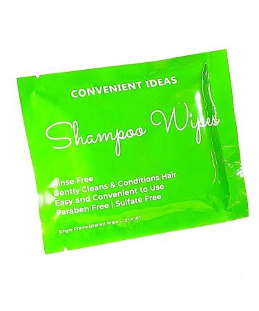 Convenient Ideas Shampoo Wipes Rinse Free Hair Cleansing 8 Pack Perfect for Travel & Easy Use - Buy Online on GoSupps.com