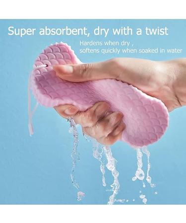 Fitmedify Skin Sponge Superpeeler - Magic Exfoliating Bath Sponge for Callus and Dead Skin Removal - 3D Super Soft Exfoliating Sponge for Adults and Children - Reusable (4PCS) - Buy Online on GoSupps.com