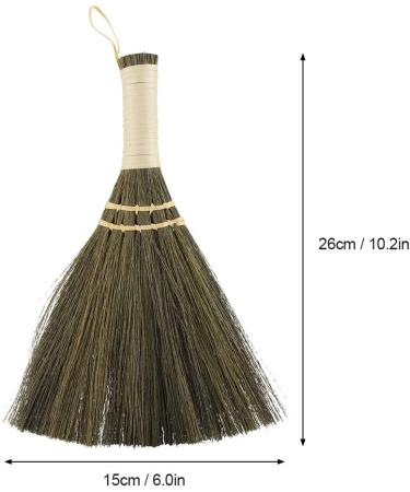 YYQTGG Sweeping Little Broom Cleaner Natural Small and Light Compact Hand Made Handmade Practical Housekeeping Tool Dust Floor Cleaning Sweeping Broom - Buy Online on GoSupps.com