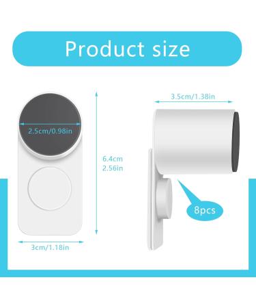 8 Pcs Rotatable Self Adhesive Door Stoppers for Kids - Child Safety Finger Guards and Anti Door Slam Stopper - Buy Online on GoSupps.com