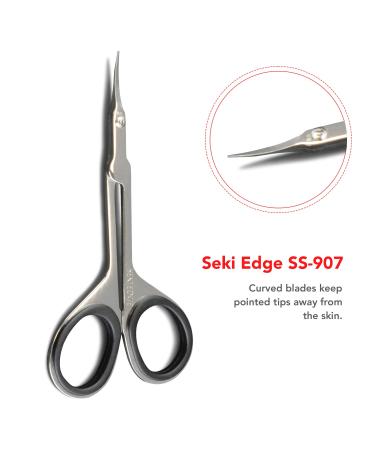 SEKI EDGE SS-907 Stainless Steel Make-up Scissors - Precision Beauty Tool - Buy Online on GoSupps.com