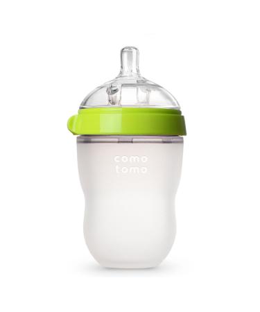 Comotomo Baby Bottle  Green  8 Oz (Pack of 1) Green 8 Ounce (Pack of 1)