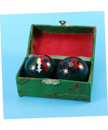 Fomiyes 2-St Handballs - Stress Relief & Fitness Magnetic Massage Balls | Cloisonne Gym Equipment - Buy Online on GoSupps.com