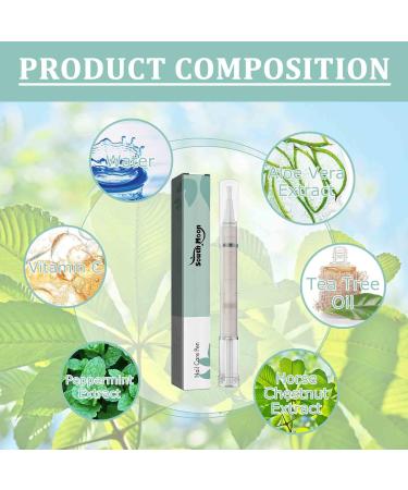 Nail Care Pen - Health Nail Repair Routine with Tea Tree Oil Vitamin E & Aloe Vera for Well-Groomed Nails (1PC) | International Shipping - Buy Online on GoSupps.com