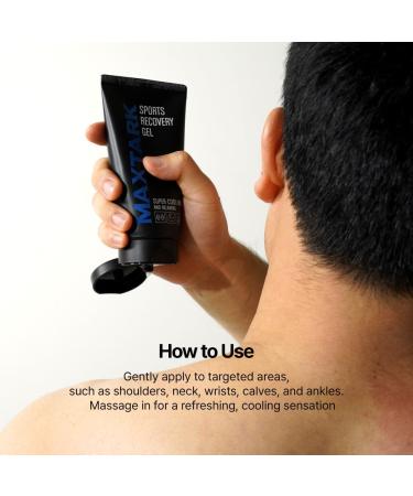 tomnada MAXTARK Sports Recovery Gel Cooling & Soothing Muscle Lotion for Post-Training Refreshment Relaxing Plant-Based Cooling Gel with Natural Herbal Blend for Active Lifestyles - Buy Online on GoSupps.com
