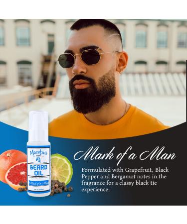 Maestro's Classic Beard Oil - High-Shine Moisturizing for All Beard Types - 2oz - Buy Online on GoSupps.com