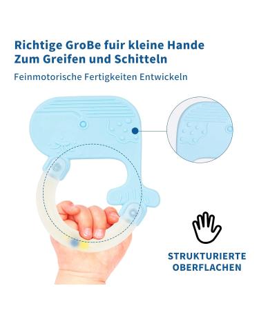 14 PCS BPA Free Teething Toys Set for Babies | Chewing Rattles & Bite Toys for 3+ Months - Buy Online on GoSupps.com