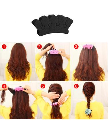 Elegant 40-Piece Hair Styling Accessories Kit - Black Magic Hair Twist Set for DIY Hair Styles - Ideal for Girls and Women - Buy Online on GoSupps.com