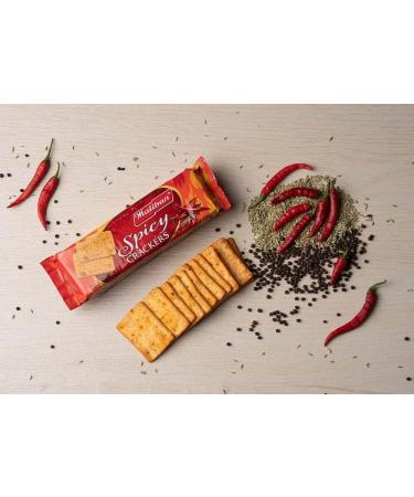 Seelans Maliban Spicy Cream Crackers -85G Biscuits Tea Time Snacks Crispy And Crunchy (Pack of 5) - Buy Online on GoSupps.com