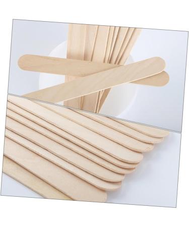 Beaupretty 200 STK Waxed Wooden Applicator Sticks - Professional Hair Removal Device for Nose & Body Waxing - Buy Online on GoSupps.com