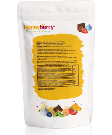 Honeyberry Solutions LTD Freeze Dried Banana Powder 100g Freeze Dried Fruit Powder Dried Banana Powder for Baking Smoothies and Desserts 100 Natural Fruit Powder Without Additives or Sugars - Buy Online on GoSupps.com
