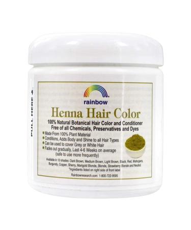 Rainbow Research Henna Persian Black 4oz - Pack of 2 | Natural Hair Color Dye - Buy Online on GoSupps.com