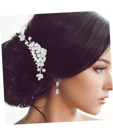 FRCOLOR Bride Wedding Hair Comb Flower Side Comb - Buy Online on GoSupps.com