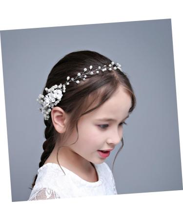 minkissy Kids Hair Accessories Bride Headpieces for Wedding Hair Accessories for Kids Bridal Hair Accessories Wedding Hair Accessories Bridal Headdress Headgear Hair Comb Catwalk Child - Buy Online on GoSupps.com