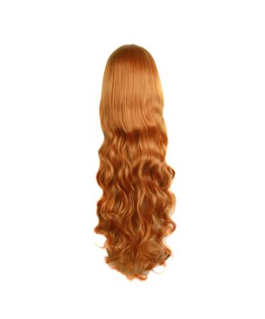 MapofBeauty 32 Long Orange Spiral Curly Cosplay Wig - Perfect Costume Accessory for Any Occasion - Buy Online on GoSupps.com