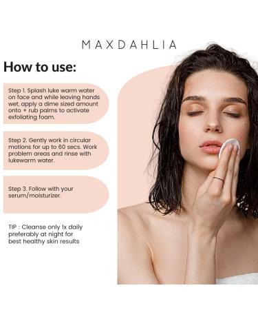 MAXDAHLIA Banana Cloud Powdered Facial Skin Cleanser Gentle Foaming Face Wash with Banana Extract Vitamin C & Antioxidants - Buy Online on GoSupps.com