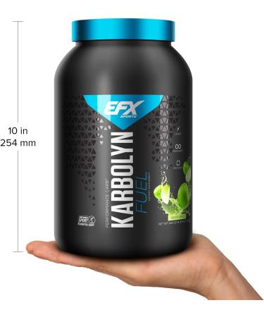 EFX Sports Karbolyn Fuel Green Apple 4.3 lbs - High-Performance Carb Formula - Buy Online on GoSupps.com