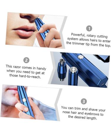 Buy Hemoton Nose Hair Trimmer & Electric Razor for Men & Women | Mustache & Facial Hair Trimming Tool - Fast International Shipping - Buy Online on GoSupps.com