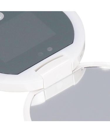 UV Camera Mirror 2X Magnification 3.5 Inch Compact Mirror with LED Light Professional Sunscreen Testing Mirror Handheld Makeup Mirror for Travel Outdoor - Buy Online on GoSupps.com