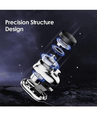 USB Mini Shaver Portable Electric Shaver Pocket Portable Electric Shave Mini Rechargeable Fabric Shaver Electric Shaver Pocket Size Waterproof Razor Wet and Dry (Silver) - Buy Online on GoSupps.com