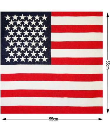 Valiclud Triangle Dog Bandana - American Flag Scarf & Multifunctional Pet Collar Accessories for Dogs - Buy Online on GoSupps.com