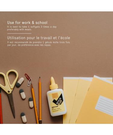 Neuro-PS - Nootropic Brain Booster Focus and Concentration - Back to school supplement - Memory Function Enhancement Booster and Cognitive Peformance Factors - Supplement Pills - 60 Softgels - Buy Online on GoSupps.com