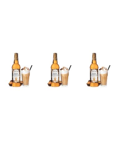 Value Bundle: Skinny Syrup - Peanut Butter Cup - Bulk Syrup - Wholesale Cheap - Sugar Free Coffee Syrup - Syrup for Coffee and Iced Coffee and Baking - Sirop Pour Cafe - Healthy Snacks for Adults - Diabetic Snacks - 3 Pack