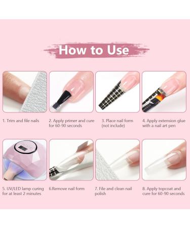 Lophe Advanced Gel for Gel Nails | 15ml UV Nail Extension & Modeling Gel | Nail Art Builder & Sealing Gel for Home & Salon Use - Buy Online on GoSupps.com