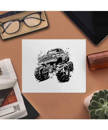 Buy 2 x 'Monster Truck' Microfiber Lens Cleaning Cloths - Perfect for Glasses - International Shipping Available - Buy Online on GoSupps.com